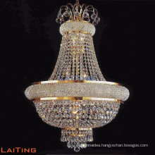 Vintage pendant light gold crystal chandelier crystal pendant lamp